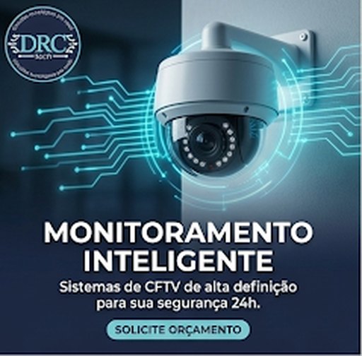 Monitoramento inteligente — câmeras (CFTV) de alta definição